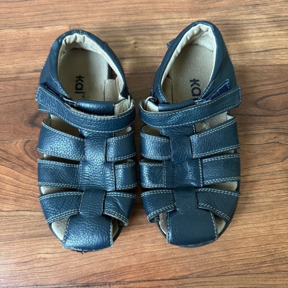 See Kai Run | Kids Blue Leather Sandals